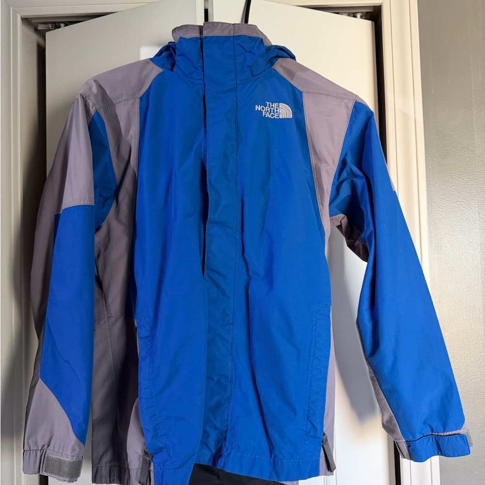 The North Face Vibrant Blue and Black Jacket